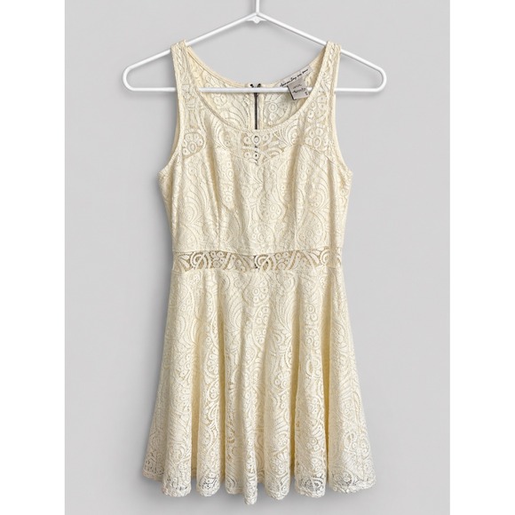 American Rag Cie Dresses & Skirts - Coquette Feminine Romantic Lace Fit Flare Dress Cottagecore Bridal Shower Size S